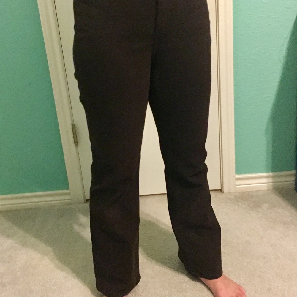 Dark brown jeans